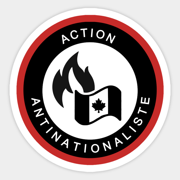 Action antinationaliste Sticker by annearchet